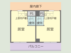 居室 Cタイプ間取